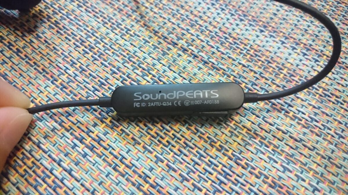 Bluetoothイヤホン Soundpeats Q34 お気楽オヤジの雑記帳